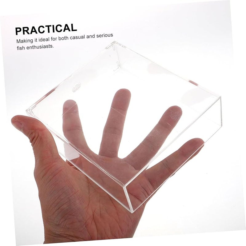 VICASKY صندوق مراقبة تربية أسماك بيتا الشفاف حوض أسماك مكتبي - Image 4